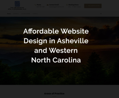 affordable website design in asheville